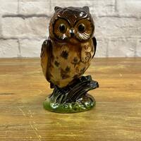 Vintage Ceramic Owl Figurine Decorative Owl for the Study or Book Shelf