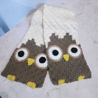 Whooo's There? Owl Scarf