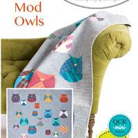Mod Owls *Quick Curve Ruler Quilt Pattern* From: Sew Kind of Wonderful #417