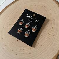Hildie & Jo Silver Owl Charms - 5 Count Package