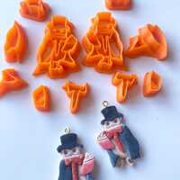 Polymer Clay Cutter set| vintage owl 3D Printed Tools | Embossing Cutter for Jewelry & Earrings 