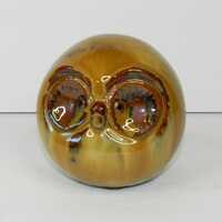 Owl Ceramic Orb MCM 3.5"H