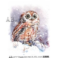 A4 1275 Winter Owl