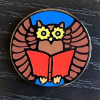 Wise Owl Enamel Pin