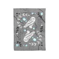 Snowy Owl Fleece Blanket: Magical Collection