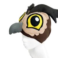 SHIPS IN 24 HOURS Cartoon Owl Hat, Five Sizes