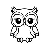 Cute Girl Owl SVG for DIY, Circut and Pod. Instant Download + Commercial Use. Free PNG owl included!