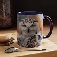 Snowy Owl Mug, Bird Gift, Bird Watcher Mug, Bird Lover Mug, Bird Mug, Spring Bird Mug, Bird Coffee C