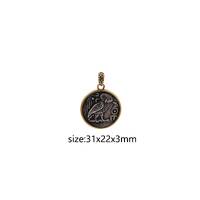 18K Gold Filled Owl Pendant,Dainty Bird Charm Earrings Necklace for DIY Jewelry Making Supply
