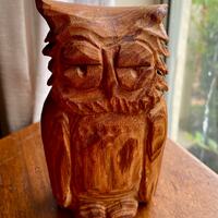 Hand-carved Permanently Unimpressed Owl