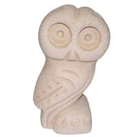 Owl of Athena Mini Figure Symbol of Knowledge Wisdom Intelligence Small Decorative Statue of Owl God