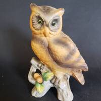 Lefton bisque Owl