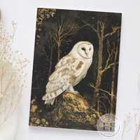 Mystical Owl Journal, Personalized Witch Junk Notebook, Dark Fairytale Diary, Goblincore Whimsical G
