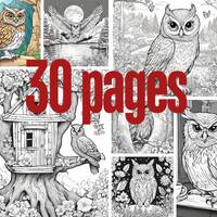 30 Printable owl coloring pages, Printable coloring pages, Owl coloring page, Printable coloring pag
