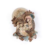Eagle Owl - Handcrafted Ceramic Wall sculpture