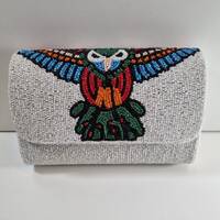 Beaded Owl Purse: Statement Clutch