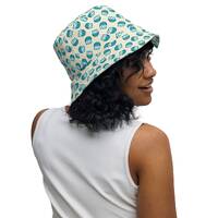 Owls Bird Printed Reversible Bucket Hat, Aesthetic Beach Hat, All over Print Summer Hat, Casual Sun 