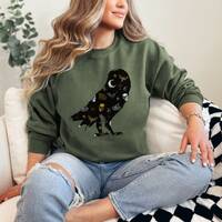 Halloween Owl Sweatshirt, Fall Shirt, Fall Halloween Shirt, Spooky Season Sweatshirt, , Halloween Sw