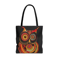 Sassy Owl Tote Bag, Owl Purse, Owl Lover Bag, Owl Reusable bag, Boho Purse, Boho Bag