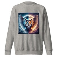 Magical Owl Sweatshirt: Unisex Soft Fleece Streetwear