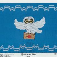 Messenger Owl Smocking Plate by Ellen McCarn