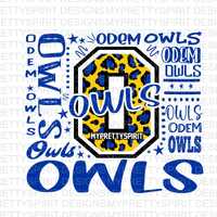 Odem Owls Words PNG