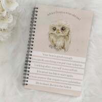 Owl Affirmation Notebook, Wise Old Owl Quotes, Positivity Nope Pad, Owl Lover Gifts, Mental Health G