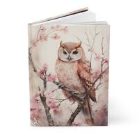Owl Journal: Woodland Creatures Matte Hardcover Nature Diary