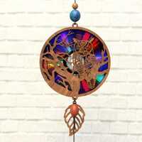 Owl Bird Suncatcher,Reflective Cardboard,Repurposing Dvds,Cd,Laser Cut File,Cnc Templates,SVG,PDF,DX