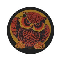 Vintage Halloween Design- Halloween Owl Rug