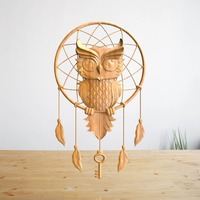 Owl Dream Catcher - STL File For CNC Wood Carving, Cnc Router Files