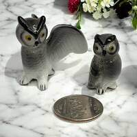 Porcelain Miniature Owl Figurines