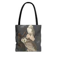 A Familiar Snowy Owl Tote Bag