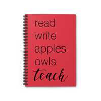 Read Write Apples Owls Teach Journal