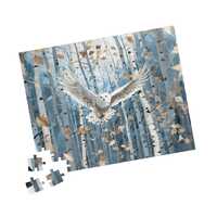Snowy Owl Puzzle (110, 252, 500, 1014-piece) Owl Lover Gifts, Owl Gift,  Owl Jigsaw Puzzle,  Snowy O