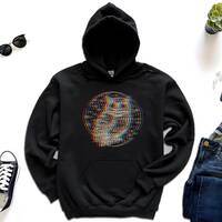 Psychedelic Owl Hoodie: Trippy Rave Bird Watching Outfit