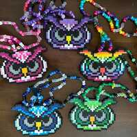 EDC Perler | Electric Daisy Perler | Owl Perler | EDCO | EDCLV | Kandi Perler | Kandi | Trinkets | P
