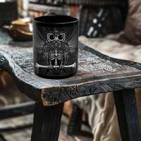 Nocturnal Bone Owl - Fantasy Owl Mug - Goth Mug - Gothic Mug - Gothic Owl Cup - TCG Mug - Gamer Mug 