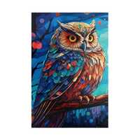 Puzzle (110, 252, 520, 1014-piece) Owl Mosaic, Unique Jigsaw, Family, Adults