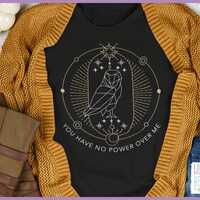 Labyrinth You Have No Power Over Me Shirt | 80's Nostalgia Movie Shirt | White Owl Shirt | Adult