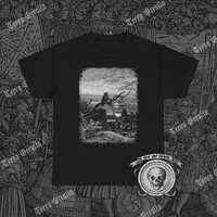 Owl at Graveyard Shirt, Night Owl T-Shirt, Halloween Shirt, Owl Lover Shirt, Gothic Shirt, Horror Sh