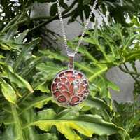 Goldstone Owl Pendant Necklace