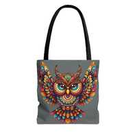 Spirit Owl Tote Bag, Boho Owl Tote, Mystic Owl Bag, Owl Spirit Tote