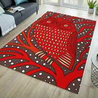 Red owl rug, animal rug, animal rug, owl art rug, decorative rug, home decor, owl skin rug, zebra de