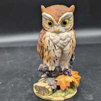 Vintage, Andrea by Sadek, Great Horned Owl, Bird Lover, Ceramic, Christmas Gift, Rare