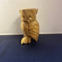 Hand Carved Wood Owl 6&rdquo;