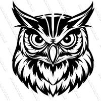 Owl Svg, Png, Jpeg, Eps, Dxf Files, Instant Download, Vector Files, Owl  Logo Svg, Silhouette Svg, O