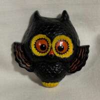 Vintage Hallmark Halloween Owl Pin