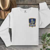 Night Owl Sweatshirt, Night Shift Supervisor Badge Style, Funny Bird Lover Patch Shirt, Comfort Colo