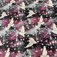 Whimsical Owl and Moon No Sew Fleece Blanket: Cozy & Adorable Design Made in USA Gift ideas hand